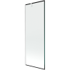 Mexen Next Duschabtrennung 1-flügelig 70 x 150 cm, schwarzer Rahmen, weiß - 895-070-000-00-70-20