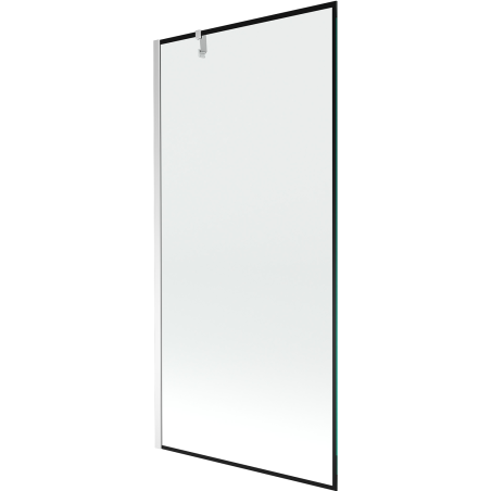 Mexen Next 1-flügelige Duschabtrennung 90 x 150 cm, schwarzer Rahmen, Chrom - 895-090-000-00-70-01