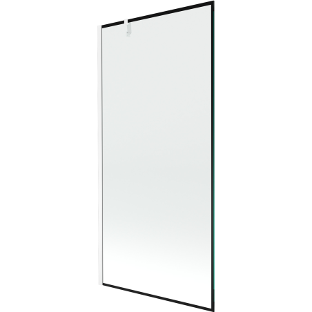 Mexen Next Duschwand 1-flügelig 90 x 150 cm, schwarzer Rahmen, weiß - 895-090-000-00-70-20