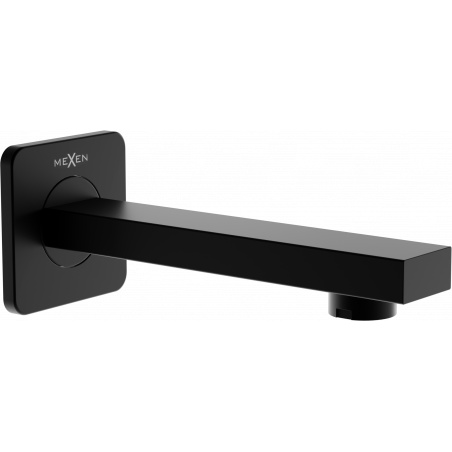 Mexen Cube Wandmontierter Wannenauslauf, schwarz - 79370-70