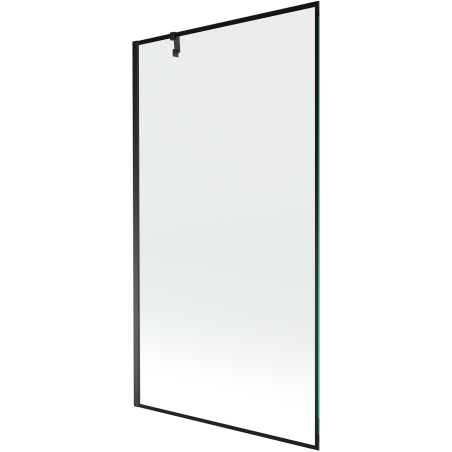 Mexen Next 1-flügelige Badewannenabtrennung 100 x 150 cm, schwarzer Rahmen, schwarz - 895-100-000-00-70-70
