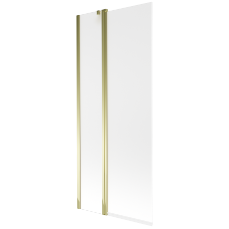 Mexen Flip Badewannenfaltwand 2-flügelig 80 x 150 cm, matt, gold - 894-080-101-50-30