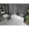 Mexen Flip Badewannenabtrennung 2-flügelig 120 x 150 cm, satiniert, Chrom - 894-120-101-01-30