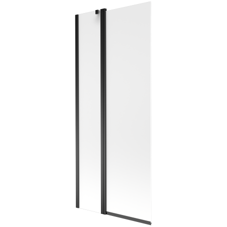 Mexen Flip Duschwand 2-flügelig 80 x 150 cm, satiniert, schwarz - 894-080-101-70-30