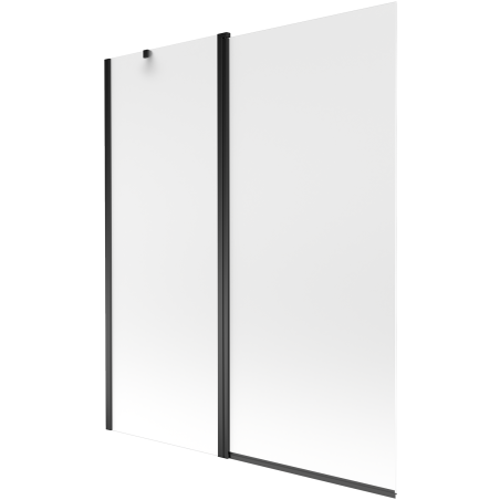 Mexen Flip Badewannenfaltwand mit 2 Flügeln 140 x 150 cm, matt, schwarz - 894-140-101-70-30