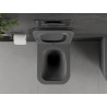 Mexen Madox WC-Bowl Rimless mit Slim-Softclose-Sitz, Duroplast, dunkelgrau matt - 30154061