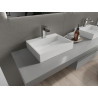 Mexen Ava Einbauwaschbecken aus Konglomerat 1/O 50 x 38 cm, weiß - 23015001