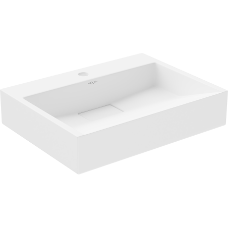 Mexen Ava Aufsatzwaschbecken aus Konglomerat 1/O 50 x 38 cm, weiß - 23015001