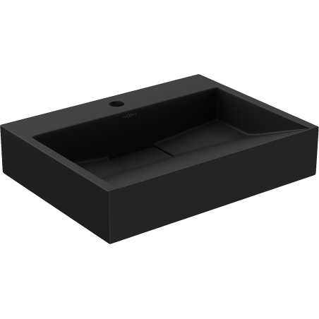 Mexen Ava Aufsatzwaschbecken aus Konglomerat 1/O 50 x 38 cm, schwarz - 23015071