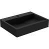 Mexen Ava Aufsatzwaschbecken aus Konglomerat 1/O 50 x 38 cm, schwarz - 23015071