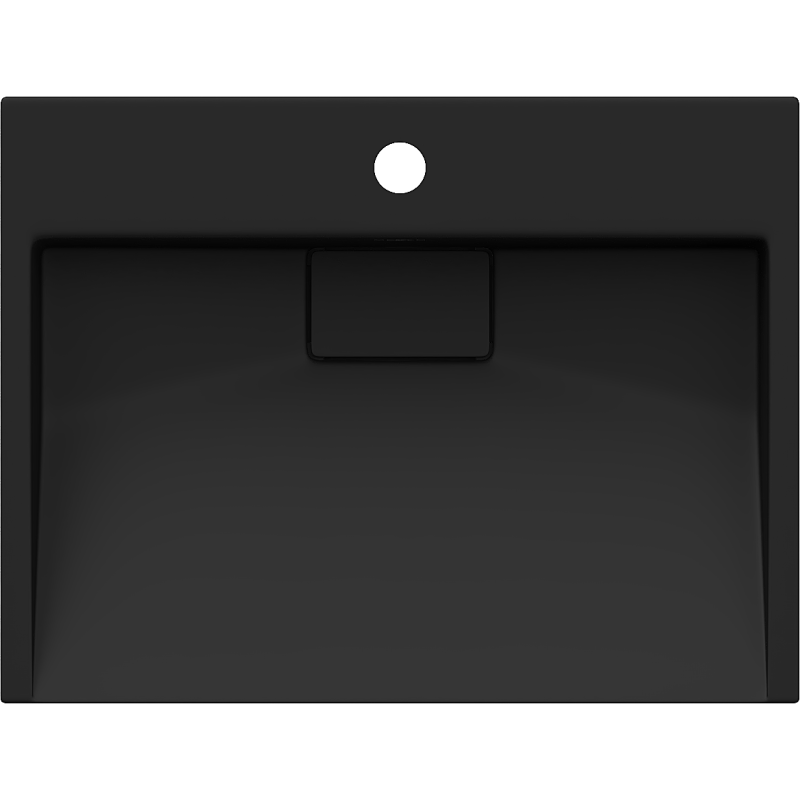 Mexen Ava Aufsatzwaschbecken aus Konglomerat 1/O 50 x 38 cm, schwarz - 23015071