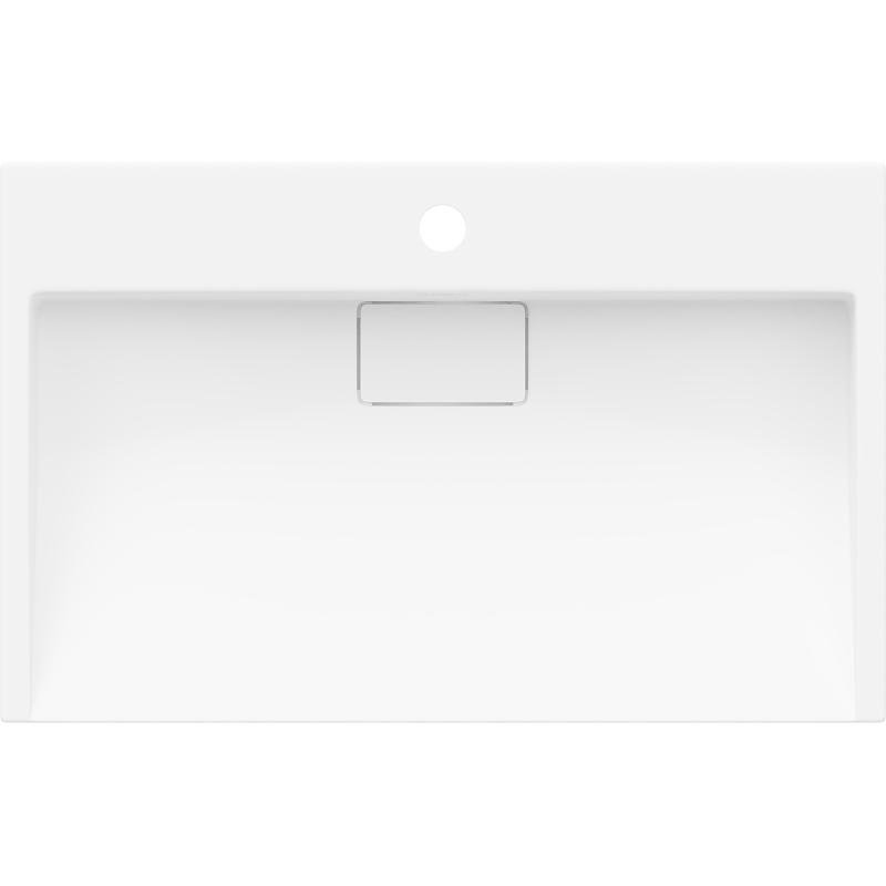 Mexen Ava Aufsatzwaschbecken aus Konglomerat 1/O 60 x 38 cm, weiß - 23016001