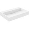 Mexen Ava Aufsatzwaschbecken aus Konglomerat 1/O 70 x 46 cm, weiß - 23017001
