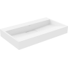 Mexen Ava Aufsatzwaschbecken aus Konglomerat B/O 80 x 46 cm, weiß - 23018000