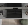 Mexen Ava Aufsatzwaschbecken aus Konglomerat B/O 80 x 46 cm, schwarz - 23018070