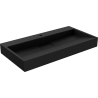 Mexen Ava Aufsatzwaschbecken aus Konglomerat 1/O 90 x 46 cm, schwarz - 23019071