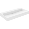 Mexen Ava Aufsatzwaschbecken aus Konglomerat B/O 90 x 46 cm, weiß - 23019000
