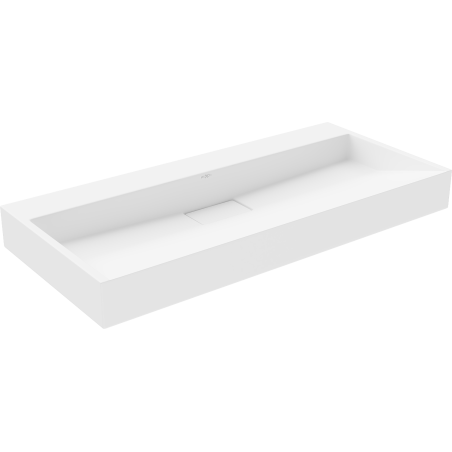 Mexen Ava Aufsatzwaschbecken aus Konglomerat B/O 100 x 46 cm, weiß - 23011000