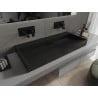 Mexen Ava Aufsatzwaschbecken aus Konglomerat B/O 100 x 46 cm, schwarz - 23011070