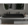 Mexen Ava Tischaufsatzwaschbecken aus Konglomerat 2/O 120 x 46 cm, schwarz - 23011272