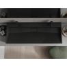 Mexen Ava Tischaufsatzwaschbecken aus Konglomerat 2/O 120 x 46 cm, schwarz - 23011272