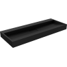Mexen Ava Aufsatzwaschbecken aus Konglomerat B/O 120 x 46 cm, schwarz - 23011270