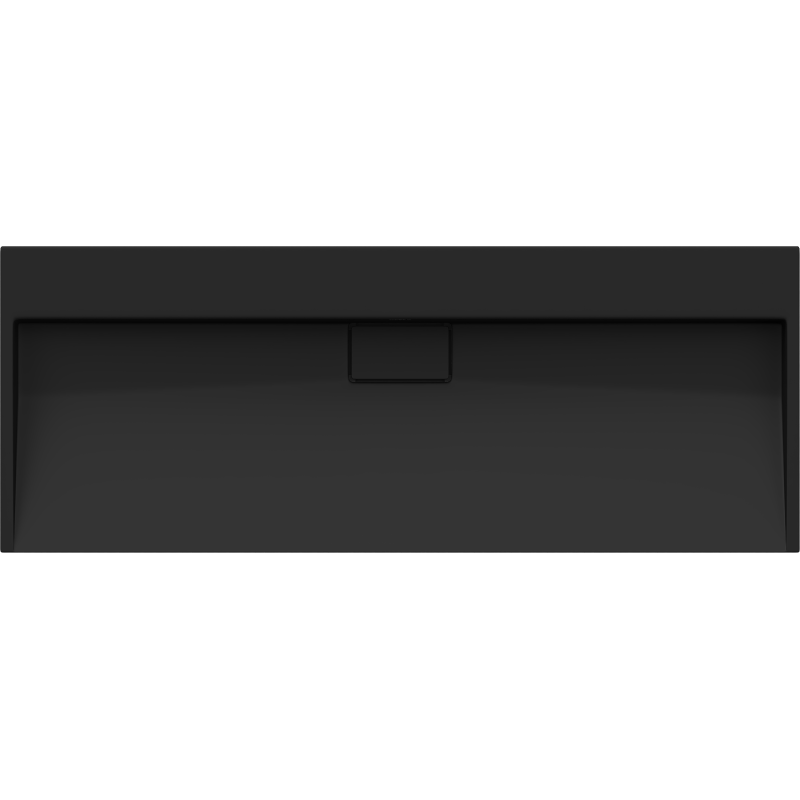 Mexen Ava Aufsatzwaschbecken aus Konglomerat B/O 120 x 46 cm, schwarz - 23011270