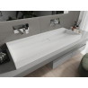Mexen Ava Aufsatzwaschbecken aus Konglomerat B/O 120 x 46 cm, weiß - 23011200