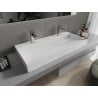 Mexen Ava Aufsatzwaschbecken aus Konglomerat 2/O 100 x 46 cm, weiß - 23011002