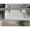 Mexen Ava Aufsatzwaschbecken aus Konglomerat 2/O 100 x 46 cm, weiß - 23011002