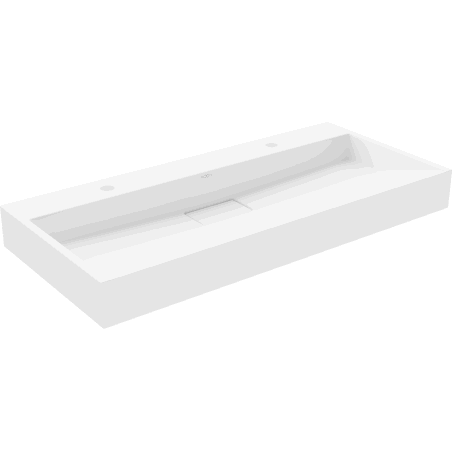 Mexen Ava Aufsatzwaschbecken aus Konglomerat 2/O 100 x 46 cm, weiß - 23011002