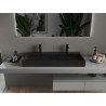 Mexen Ava Aufsatzwaschbecken aus Konglomerat 2/O 100 x 46 cm, schwarz - 23011072