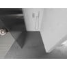 Mexen Kioto Duschwand Walk-in 140 x 200 cm, Streifen 8 mm, Chrom - 800-140-101-01-09