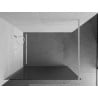 Mexen Kioto Duschwand Walk-in 90 x 200 cm, Streifen 8 mm, weiß - 800-090-101-20-09