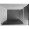 Mexen Kioto Duschwand Walk-in 140 x 200 cm, Streifen 8 mm, weiß - 800-140-101-20-09
