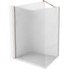 Mexen Kioto Duschwand Walk-in 80 x 200 cm, Streifen 8 mm, Roségold - 800-080-101-60-09