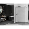 Mexen Kioto Duschwand 80 x 200 cm, gestreift 8 mm, schwarz - 800-080-101-70-09