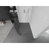 Mexen Kioto-R abgerundete Duschwand Walk-in 90 x 200 cm, transparent 8 mm, Chrom - 800-090-101-01-06