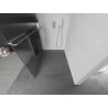Mexen Kioto+ Duschwand mit Regal Walk-in 110 x 200 cm, Streifen, Chrom - 800-110-121-01-09