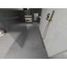 Mexen Kioto freistehende Duschwand 110 x 200 cm, Streifen 8 mm, gold - 800-110-002-50-09