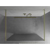 Mexen Kioto freistehende Duschwand 120 x 200 cm, Streifen 8 mm, gold - 800-120-002-50-09