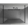 Mexen Kioto freistehende Duschwand 120 x 200 cm, Streifen 8 mm, schwarz - 800-120-002-70-09