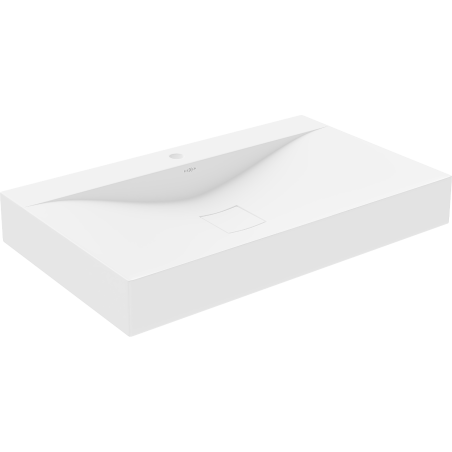 Mexen Poli Aufsatzwaschbecken aus Konglomerat 1/O 80 x 48 cm, weiß - 23028001