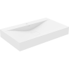 Mexen Poli Aufsatzwaschbecken aus Konglomerat 1/O 80 x 48 cm, weiß - 23028001
