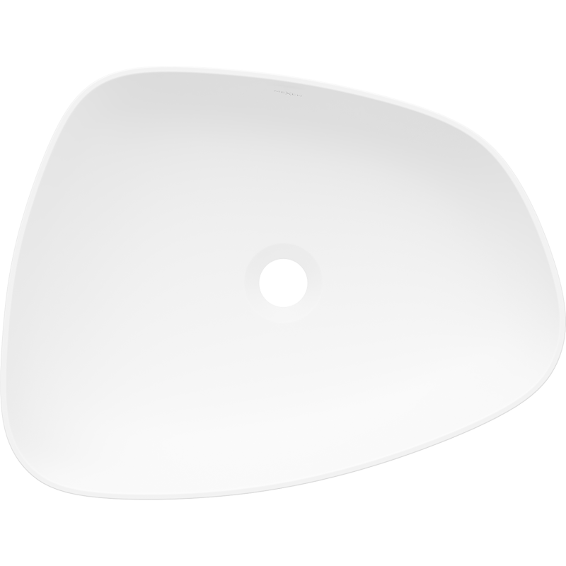 Mexen Ono Aufsatzwaschbecken aus Konglomerat 51 x 39 cm, weiß - 23045101