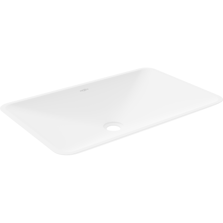 Mexen Esper Aufsatzwaschbecken aus Konglomerat 60 x 38 cm, weiß - 23036001