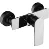 Mexen Alfa Duscharmatur, schwarz/chrom - 745740-71