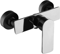 Mexen Alfa Duscharmatur, schwarz/chrom - 745740-71