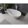 Mexen Palermo freistehende Badewanne aus Konglomerat 150 x 78 cm, weiße Matt - 57211507800