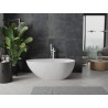 Mexen Palermo freistehende Badewanne aus Konglomerat 150 x 78 cm, weiße Matt - 57211507800